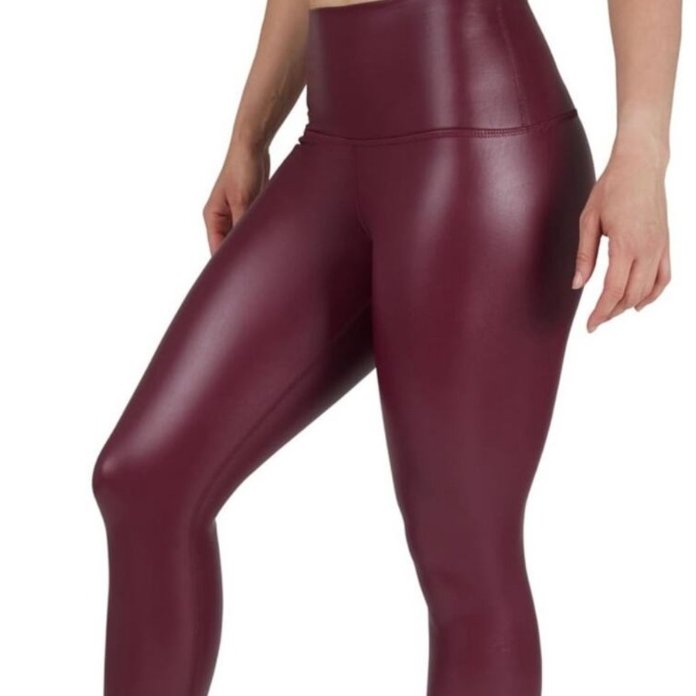 90 Degree by Reflex Leatherette Leggings Sz S 🔖NWT